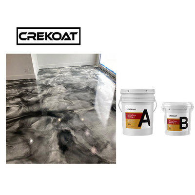 Lớp phủ sàn bằng nhựa epoxy kim loại Dung môi bảo dưỡng ít nhanh hơn