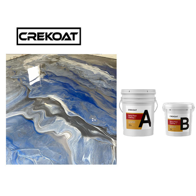 Lớp phủ sàn bằng nhựa epoxy kim loại Dung môi bảo dưỡng ít nhanh hơn
