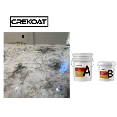 MSDS Lớp phủ sàn Epoxy kim loại màu trắng Nhựa Polyester trong suốt cho bê tông