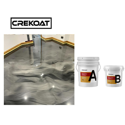 Hệ thống sàn sơn epoxy kim loại bột VOC thấp