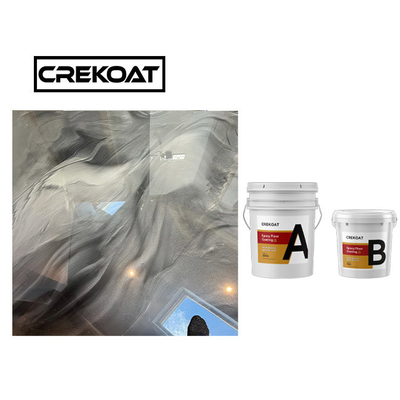 Hệ thống sàn Epoxy kim loại phủ nhựa Poly Epoxy 100% rắn