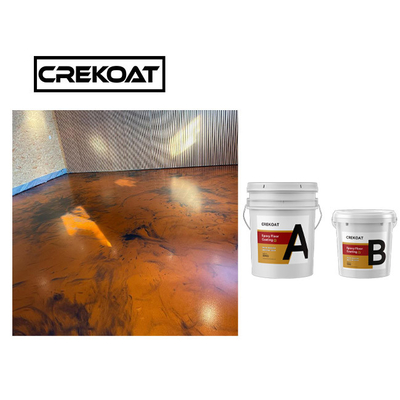 Hệ thống sàn Epoxy kim loại phủ nhựa Poly Epoxy 100% rắn