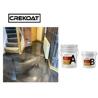 Sàn nhà để xe Epoxy kim loại chịu nhiệt chống trượt có độ bóng cao