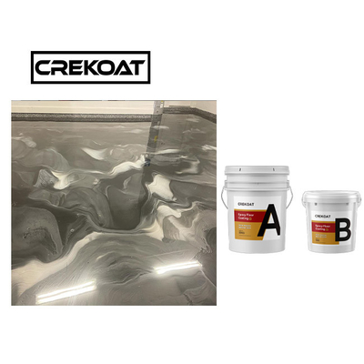 Sàn Epoxy kim loại không độc hại Nhựa trong suốt Epoxy Polyaspartic Base