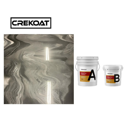 Lớp phủ sàn Epoxy hai phần kim loại Chống trượt Độ bền cao