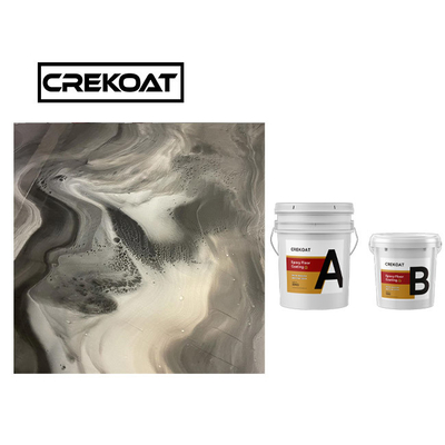 Lớp phủ sàn Epoxy hai phần kim loại Chống trượt Độ bền cao