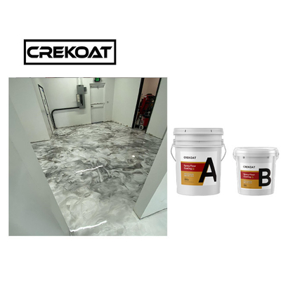 Lớp phủ sàn Epoxy hai phần kim loại Chống trượt Độ bền cao