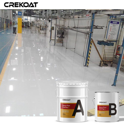 Bức tranh sàn epoxy công nghiệp bề mặt liền mạch Không gian làm việc an toàn và chuyên nghiệp