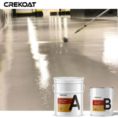 2 gói Sơn sàn dựa trên dung môi Epoxy Lớp phủ nhựa Epoxy chống va đập