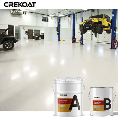 2 gói Sơn sàn dựa trên dung môi Epoxy Lớp phủ nhựa Epoxy chống va đập