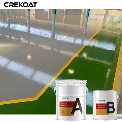 Bức tranh sàn epoxy công nghiệp bề mặt liền mạch Không gian làm việc an toàn và chuyên nghiệp