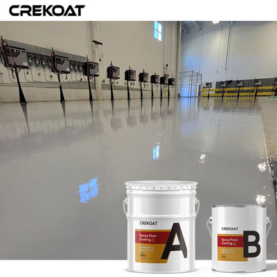 Sơn sàn Epoxy trắng bóng cao tự san phẳng Bề mặt nhẵn và liền mạch