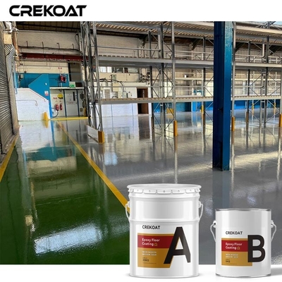 Sơn sàn Epoxy trắng bóng cao tự san phẳng Bề mặt nhẵn và liền mạch