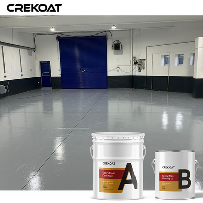 Lớp phủ sàn Epoxy gốc nước liền mạch có thể tùy chỉnh với các mảnh trang trí