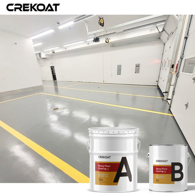 Lớp phủ sàn Epoxy công nghiệp tự san phẳng gốc nước Độ bóng cao không độc hại