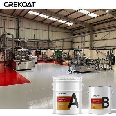 Bảo dưỡng nhanh Lớp phủ sàn Epoxy chống trượt Độ bóng nguyên sơ trong kho công nghiệp