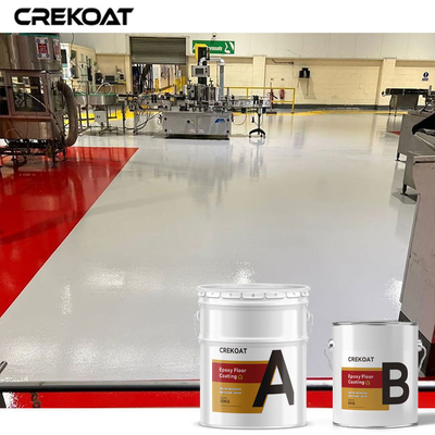 Bảo dưỡng nhanh Lớp phủ sàn Epoxy chống trượt Độ bóng nguyên sơ trong kho công nghiệp