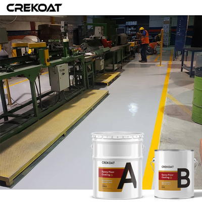 Lớp phủ sàn Epoxy gốc nước liền mạch Kháng hóa chất Vết dầu