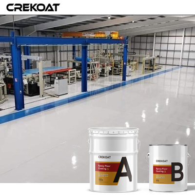 Lớp phủ sàn Epoxy gốc nước liền mạch Kháng hóa chất Vết dầu