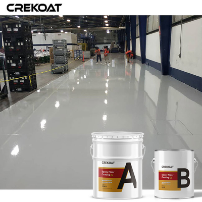 Hệ thống phủ sàn Epoxy công nghiệp cứng có độ bóng cao Dễ thi công
