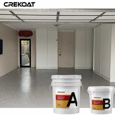 Trang trí sàn Polyaspartic Flake trộn nhựa Epoxy với chip màu