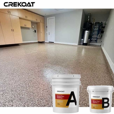 Lớp phủ sàn gốc nhựa Flake Broadcast Sơn lót Epoxy Resin Primer Basecoat Topcoat