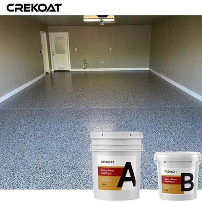 Lớp phủ sàn bằng nhựa Epoxy trong suốt gốc nước Hệ thống vảy trang trí phát sóng