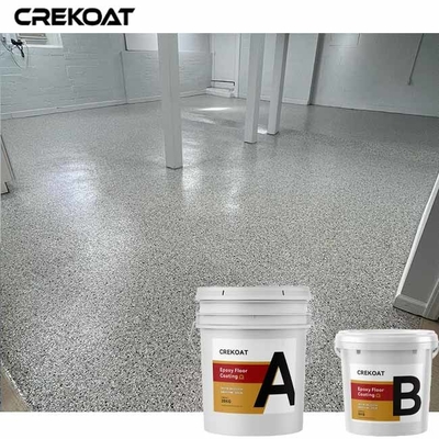 Lớp phủ sàn bằng nhựa Epoxy trong suốt gốc nước Hệ thống vảy trang trí phát sóng