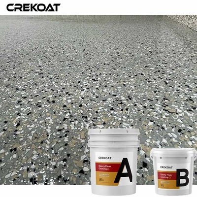 Lớp phủ chống trượt Flake Epoxy Nhà để xe Sàn nhựa Epoxy có vảy
