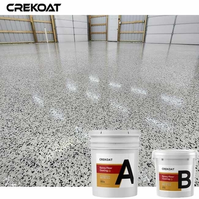 Lớp phủ chống trượt Flake Epoxy Nhà để xe Sàn nhựa Epoxy có vảy
