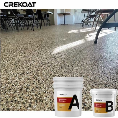 Lớp phủ sàn nhựa Epoxy TDS Color Flake Chống chất lỏng