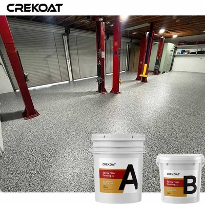 Lớp phủ hai thành phần Epoxy Multi Flake Làm khô nhanh Vật liệu rắn cao