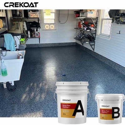 Lớp phủ hai thành phần Epoxy Multi Flake Làm khô nhanh Vật liệu rắn cao