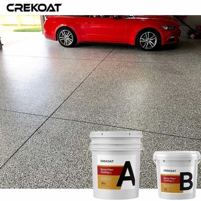 Lớp phủ hai thành phần Epoxy Multi Flake Làm khô nhanh Vật liệu rắn cao