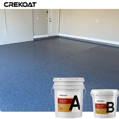 Lớp phủ sàn nhựa Epoxy rõ ràng Flakes Polyurethane Polyaspartic cho sàn bê tông