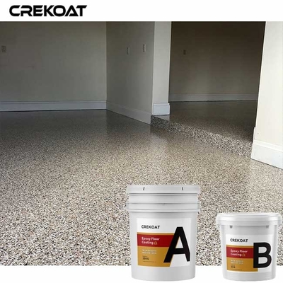 Lớp phủ sàn nhựa Epoxy rõ ràng Flakes Polyurethane Polyaspartic cho sàn bê tông