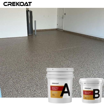 Lớp phủ sàn nhựa Epoxy rõ ràng Flakes Polyurethane Polyaspartic cho sàn bê tông