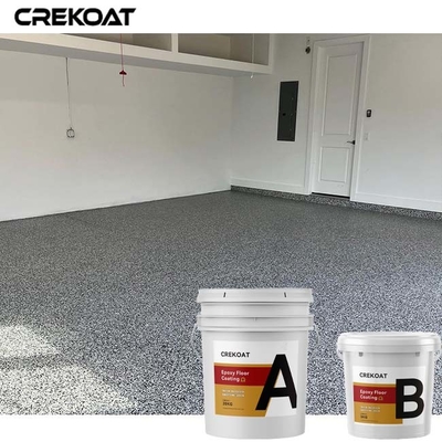 Lớp phủ sàn bằng nhựa Epoxy dạng vảy Polyaspartic 100% rắn Bề mặt nhẵn