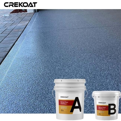 Lớp phủ sàn bằng nhựa Epoxy dạng vảy Polyaspartic 100% rắn Bề mặt nhẵn