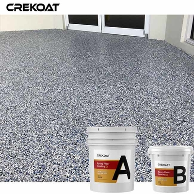 Lớp phủ sàn bằng nhựa Epoxy dạng vảy Polyaspartic 100% rắn Bề mặt nhẵn