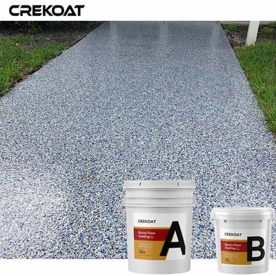 Lớp phủ sàn nhựa Epoxy Flakes Vinyl 5 mm mang lại độ bền chống va đập