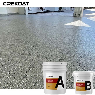Lớp phủ sàn nhựa Epoxy Flakes Vinyl 5 mm mang lại độ bền chống va đập