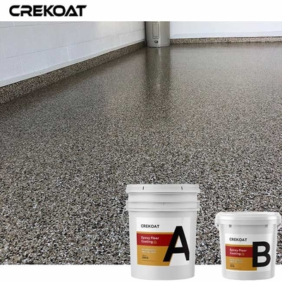 Lớp phủ sàn nhựa Epoxy Flakes Vinyl 5 mm mang lại độ bền chống va đập