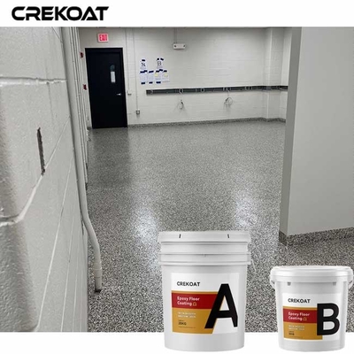 Lớp phủ sàn nhựa Epoxy Flakes Vinyl 5 mm mang lại độ bền chống va đập