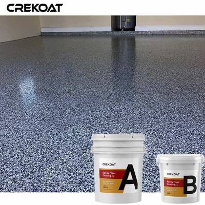 Lớp phủ sàn nhựa Epoxy Flakes Vinyl 5 mm mang lại độ bền chống va đập