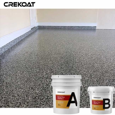 Flakes lớn hơn Lớp phủ sàn nhựa Epoxy Chip liền mạch Không dễ cháy