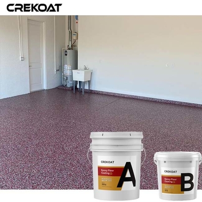 Flakes lớn hơn Lớp phủ sàn nhựa Epoxy Chip liền mạch Không dễ cháy
