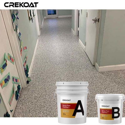 Flakes lớn hơn Lớp phủ sàn nhựa Epoxy Chip liền mạch Không dễ cháy