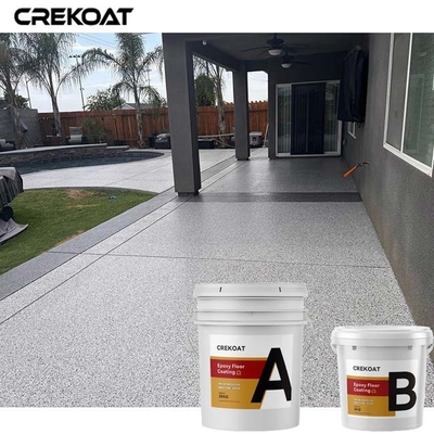Lớp phủ sàn bằng nhựa Epoxy rõ ràng ổn định UV Độ bền công nghiệp có vảy