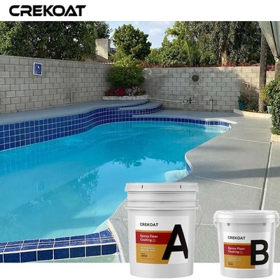 Lớp phủ sàn bằng nhựa Epoxy rõ ràng ổn định UV Độ bền công nghiệp có vảy